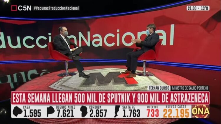 Quirós reivindicó las restricciones: “Decididamente aceleraron el descenso de casos en la Ciudad”
