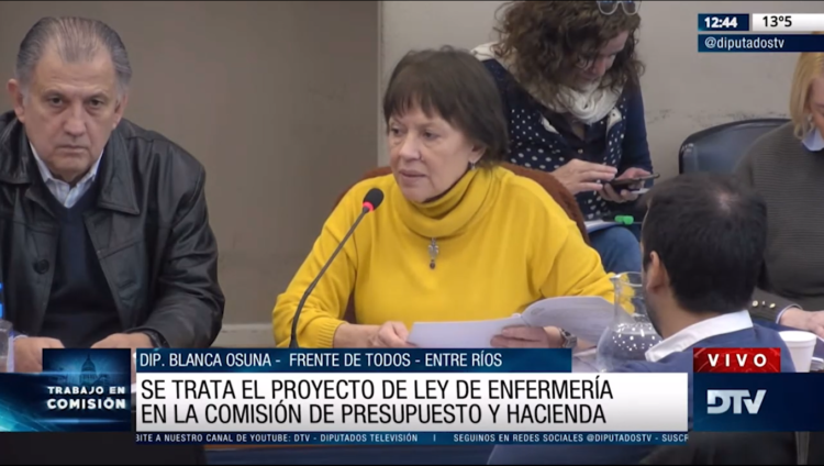 DICTAMEN FAVORABLE AL PROYECTO DE FORMACIÓN Y DESARROLLO DE LA ENFERMERÍA
