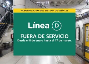 El subte D estará cerrado durante dos meses