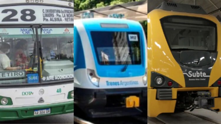 El transporte público aumentó más de un 100% a partir de hoy
