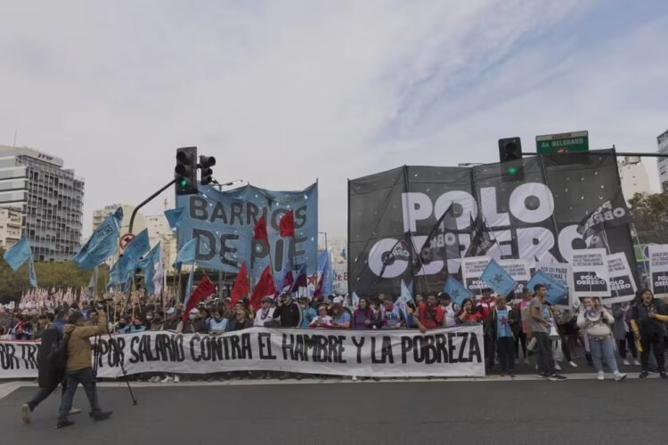 Piquetes en el centro de CABA: continúan las protestas contra el Ministerio de Capital Humano