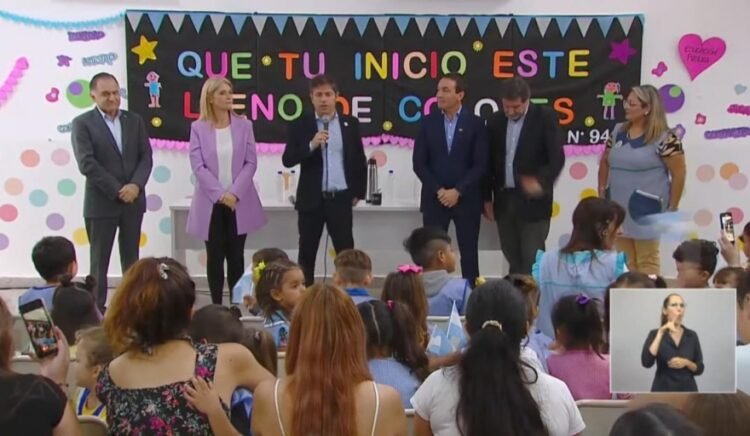 Kicillof apuntó contra Milei: “Hizo lo imposible para que no pudieran empezar las clases”
