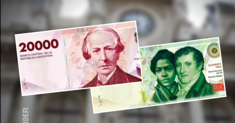 El Banco Central anunció que saldrán los billetes de $10 mil y $20 mil