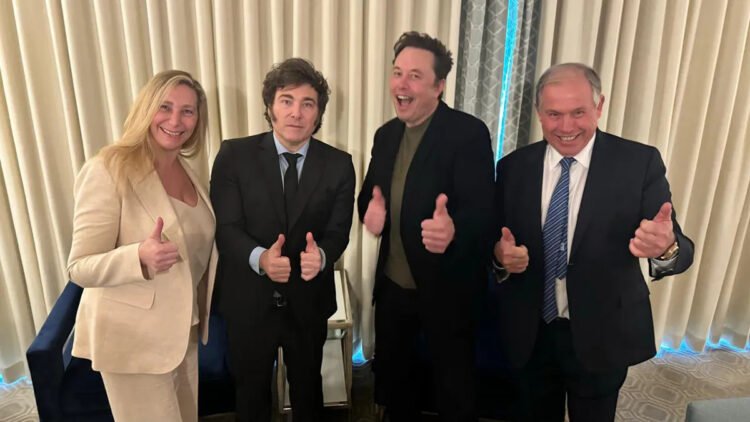 Milei se reunió con Musk en Los Ángeles