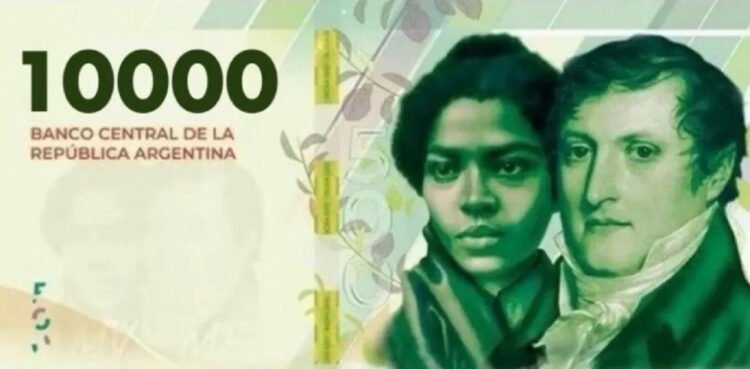 El Banco Central estrena el nuevo billete de $10 mil