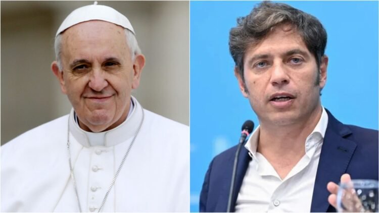 Axel Kicillof viaja esta semana al Vaticano para reunirse con el Papa Francisco
