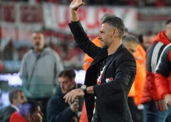 River le ganó a Sarmiento por la Liga Profesional en la despedida de Martín Demichelis