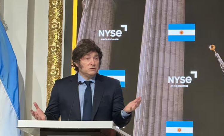 Javier Milei, en Wall Street: “Nuestro compromiso con el equilibrio fiscal es inquebrantable”