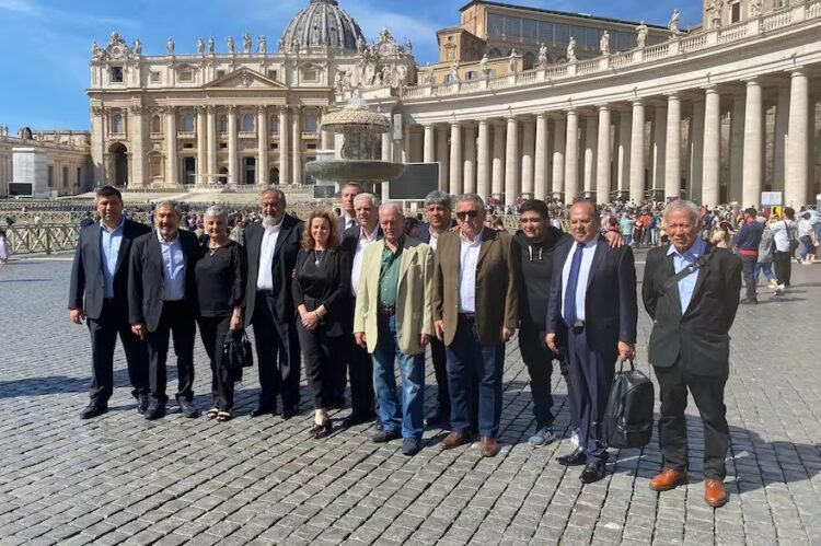 El papa Francisco recibió a los líderes de la CGT