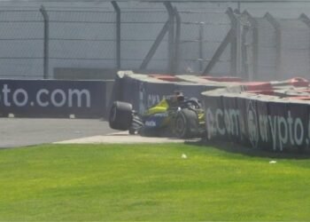 GP de México: El argentino abrió su fin de semana con el primer entrenamiento quedó en la posición 11