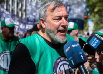 Rodolfo Aguiar secretario general de ATE, uno de los sindicalistas más duros contra Javier Milei, anticipó un nuevo paro