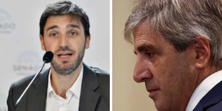 El ministro de economía Luis Caputo recibió a Ignacio Torres