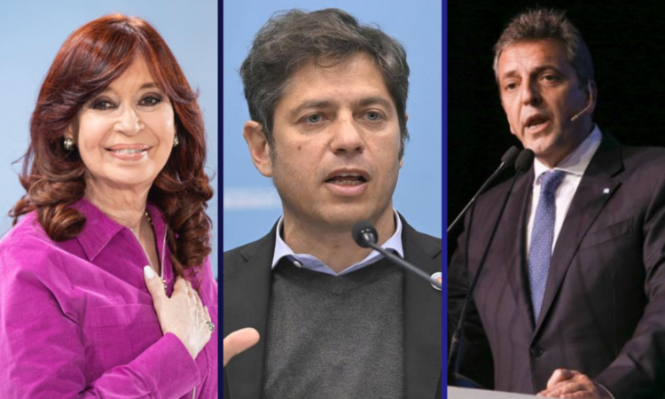Comisión para desdoblar comicios: Kicillof, Kirchner y Massa