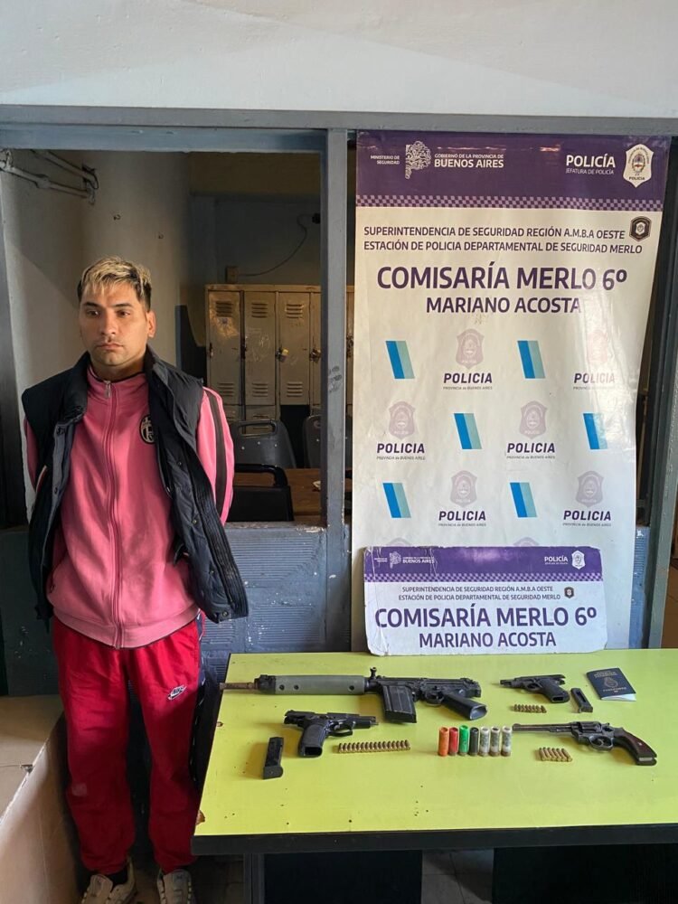 ALLANAN A UN TIRADOR EN MATERA QUE TENÍA UN ARSENAL EN SU CASA