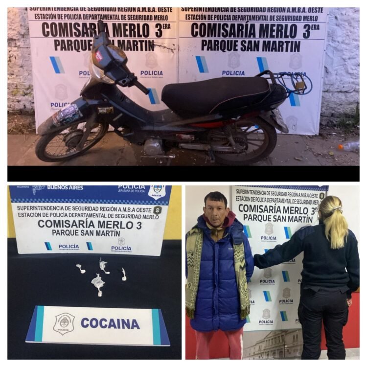 SECUESTRARON 18 MOTOS Y DETUVIERON A 2 PERSONAS EN OPERATIVOS PREVENTIVOS EN TODO MERLO