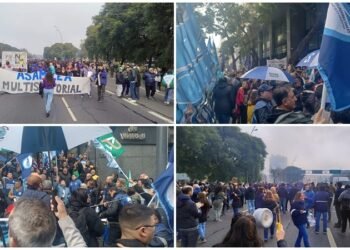 Cierre del INTI: Trabajadores protestan en General Paz.