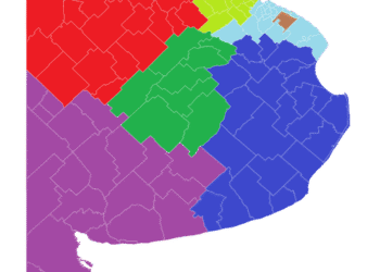 Provincia de Buenos Aires: composición de secciones para Elecciones 2025.