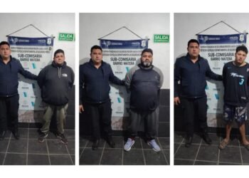 Tres personas detenidas con un auto sin papeles y una pistola