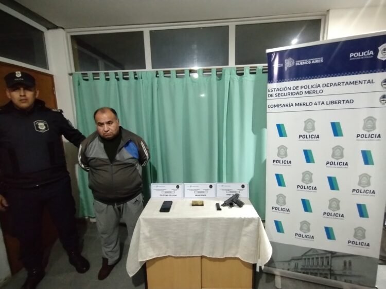 Chacal detenido por abusar de una menor y portar un arma de fuego