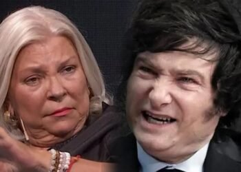 Elisa Carrió sobre los Milei: “Pareja perversa”.