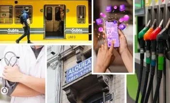 Aumentos en octubre: Transporte, alquileres y servicios.