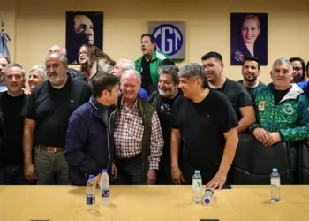Héctor Daer tras reunión con Kicillof: “Avanzamos con esperanza”.