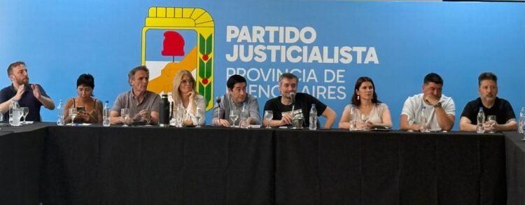 Reunión del Consejo Provincial del Partido Justicialista bonaerense