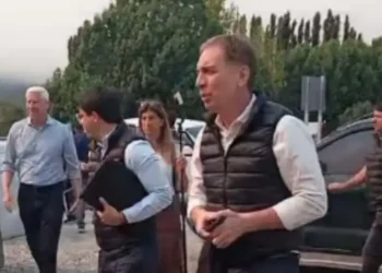 Cumbre Santilli-Torres: Incendios fueron el foco en Chubut.