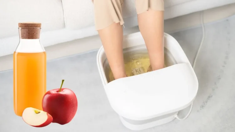 Remojo de pies con vinagre de manzana: Momento ideal y beneficios