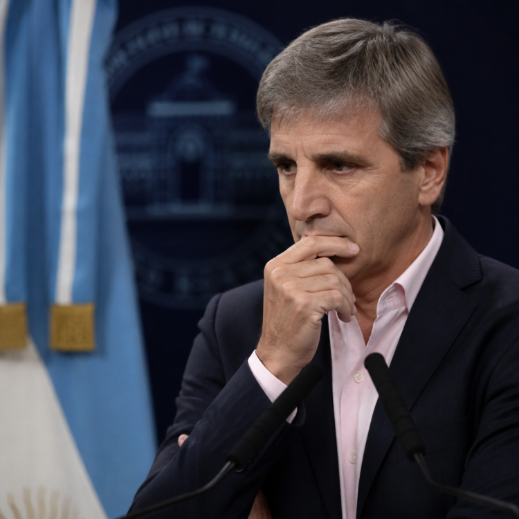 Los depósitos del Tesoro sufren una caída significativa y Caputo se enfrenta a un nuevo desafío en el mercado