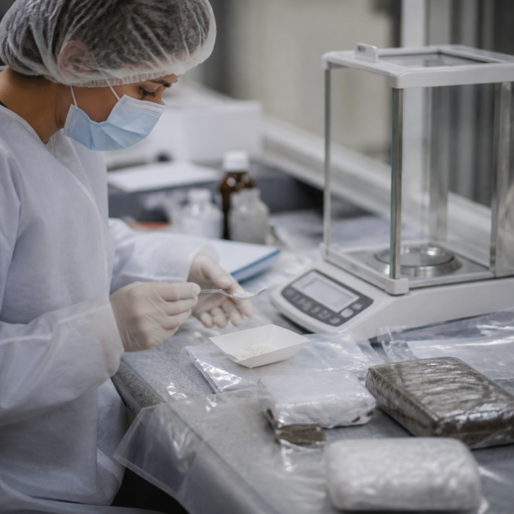 Modificación del protocolo para el análisis de drogas incautadas