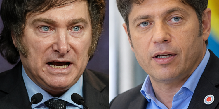 Encuesta revela la ventaja de Milei sobre Kicillof para la primera vuelta y un ajustado balotaje