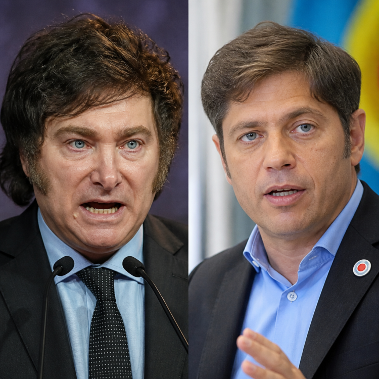 Encuesta revela la ventaja de Milei sobre Kicillof para la primera vuelta y un ajustado balotaje