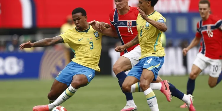 Noruega supera a Brasil 2-1 en los octavos de final del Mundial 2026
