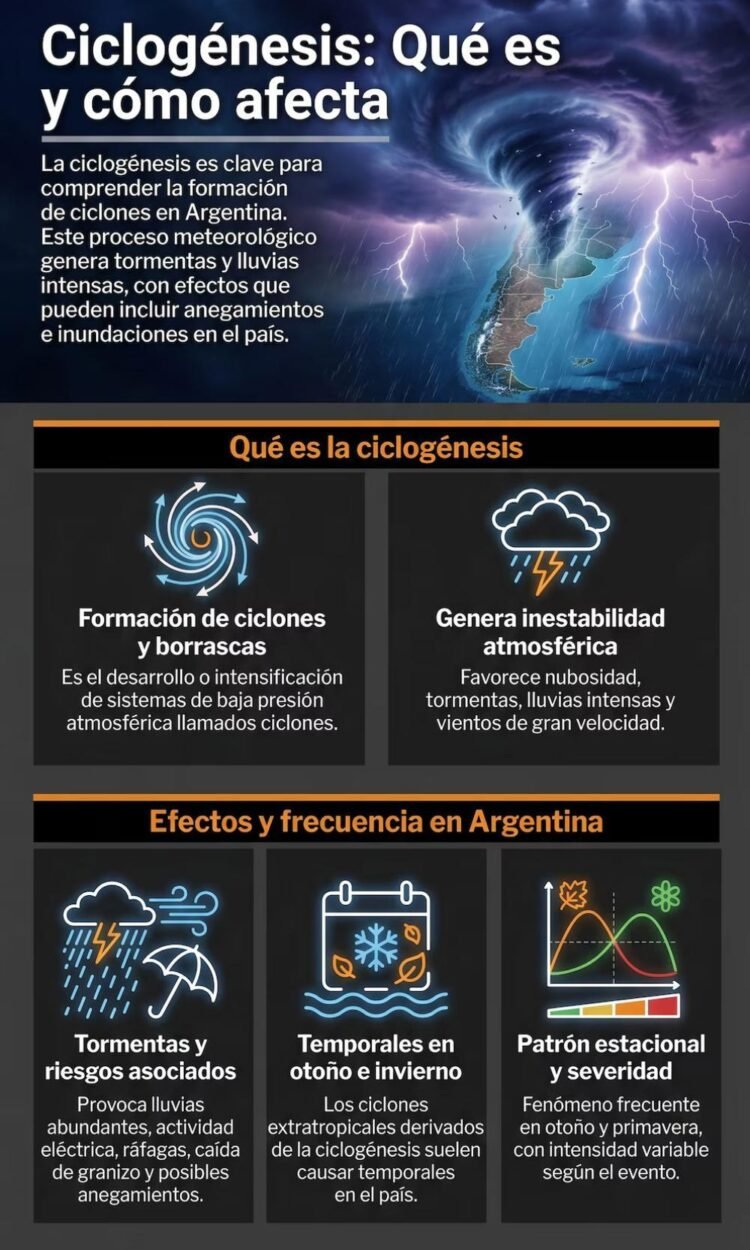 Impacto de la ciclogénesis en el AMBA y recomendaciones ante el fenómeno