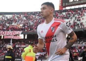 Gonzalo Montiel abre el marcador para River en el Clausura: su emotivo gesto hacia los hinchas