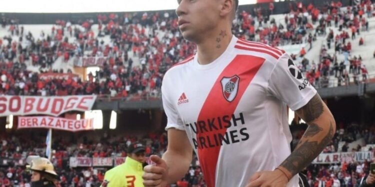 Gonzalo Montiel abre el marcador para River en el Clausura: su emotivo gesto hacia los hinchas