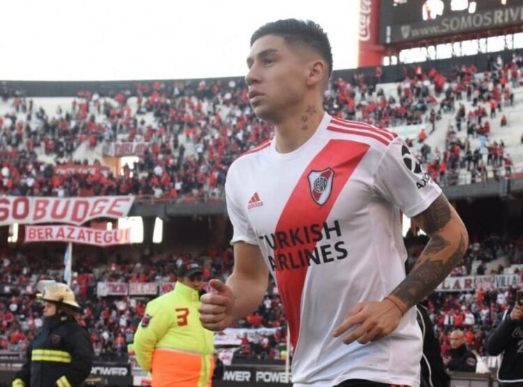 Gonzalo Montiel abre el marcador para River en el Clausura: su emotivo gesto hacia los hinchas