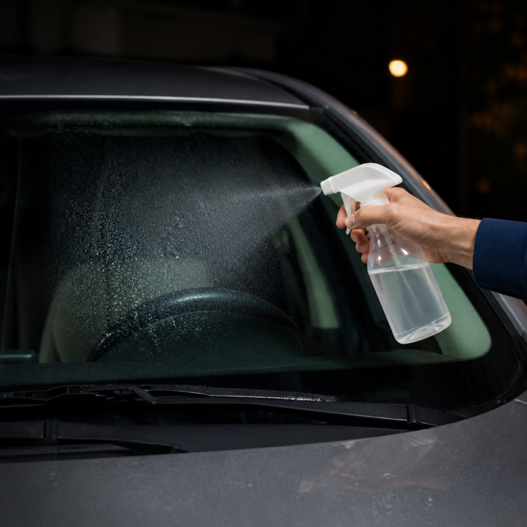 Ventajas de usar vinagre blanco y agua para limpiar el parabrisas del auto
