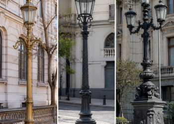 Farolas históricas en Buenos Aires: cómo distinguir los modelos Hispana, Mayo y Fundición Monumental
