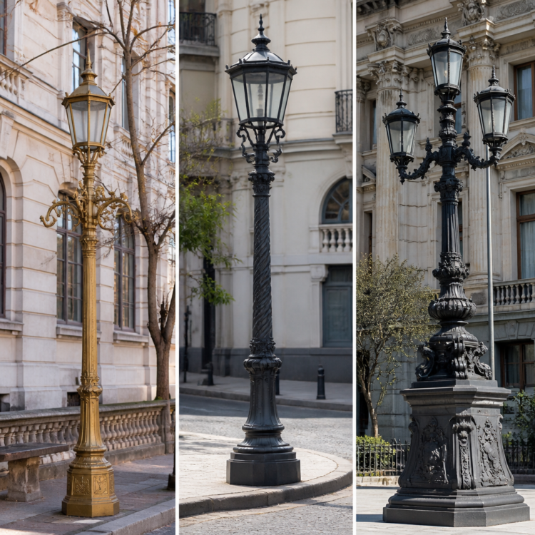 Farolas históricas en Buenos Aires: cómo distinguir los modelos Hispana, Mayo y Fundición Monumental